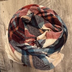 Plaid Multicolor Scarf